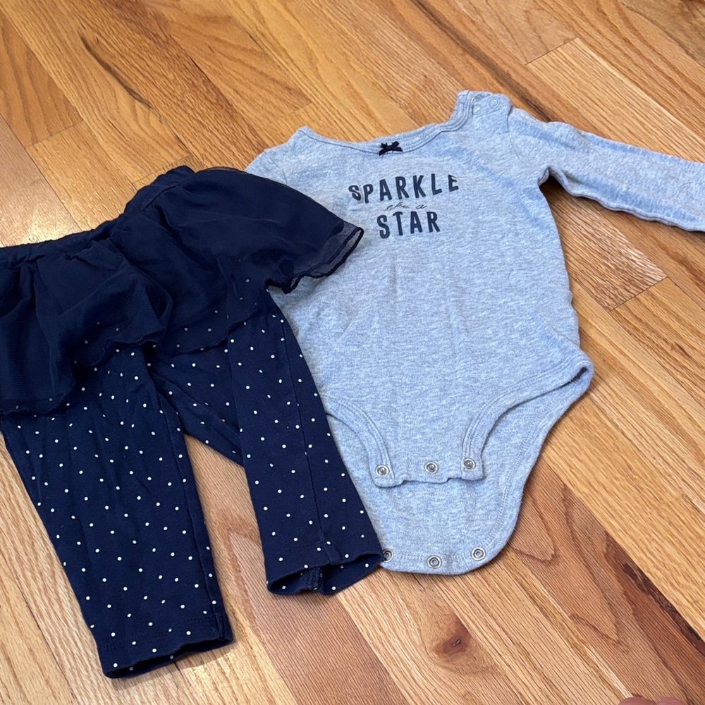 Carter's Heather Gray Infant Snap Bodysuit
